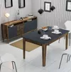 купить Модульная мебель Trendy Milan-521, орех, антрацит (комплект мебели для столовой) (GTR001293) в Кишинёве 