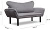 купить Диван Trendy Chatto Gri, 65x70x140cm в Кишинёве 