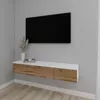cumpără Comodă TV Smartex (16579) Т10 140 TV-Навесная Alb+Stejar inchis în Chișinău 