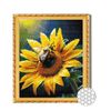 купить Картина по номерам Art Gallery GB87907 Mozaic cu diamante 30x40cm Albinuta pe floarea soarelui в Кишинёве 