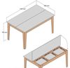 cumpără Masă Trendy Milan 518-Nuc, Negru 145x75x88cm în Chișinău 