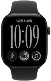 cumpără Ceas inteligent Apple Watch Series 12 GPS 46mm Black Aluminium Case with Black Sport Band S/M MJEK4 în Chișinău 
