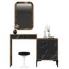 купить Туалетный столик Trendy Lizbon 548-Nuc, Negru 124x84x40cm в Кишинёве 