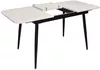 купить Комплект стол и стулья Evelin di Costacurta cтол DT-531R B + 4 стула YTC-080B Bluvel-14 (Dark grey) в Кишинёве 
