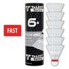 Fluturas badminton (nylon, pluta) Tech450 469082 white-red (4690) 