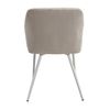 cumpără Scaun Deco Loper Catifea SC-8266 Camel (HLR-7) + White Legs în Chișinău 
