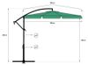 cumpără Umbrelă de gradină FunFit 300cm Green (3053) în Chișinău 