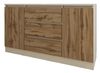 cumpără Comodă Smartex (16226) Т4 160cm Ivory+Stejar Inchis în Chișinău 
