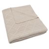cumpără Lenjerie de pat pentru copii Jollein 516-511-68038 Paturica Check Knit Oatmeal, 75x100cm în Chișinău 