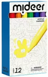 cumpără Set de creație Mideer MD3388 Set de markere acrilice, 12 culori în Chișinău 