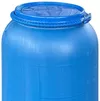 cumpără Bidon Uniplast 37041 Bidon plastic cu capac, inchidere cu clemă 210L (albastru) H=1.00 m/W=0.55m LITOLAN în Chișinău 