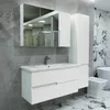 cumpără Oglindă baie Bayro Sorento 1000x700 alb mat în Chișinău 