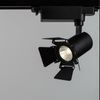 купить Освещение для помещений LED Market Track Spot Light COB 7W, 6000K, M32S, 60*h90mm, Black в Кишинёве 