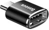 купить Переходник для IT Baseus CATOTG-01, Mini USB Female to Type-C Male Converter, Black в Кишинёве 