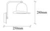 cumpără Candelabru de perete Trendy Lampa de perete Fotr Sivani-MR-324 25x28x19cm în Chișinău 
