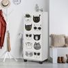 cumpără Raft pentru încălțăminte Trendy Pisicile Filinta, Albe 50x127x38cm în Chișinău 