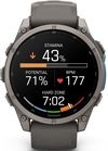 купить Смарт часы Garmin Fenix 9, 47mm, Bare Ti, Pebble Gray Band (010-04762-01) в Кишинёве 