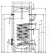 Boiler indirect cu serpentina Drazice OKC 1000 NTR / 1MPa