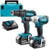 cumpără Set de scule electrice Makita DLX2133J Set (DHP482+DTW251+DC18RC+BL1830B*2) în Chișinău 