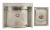 купить Мойка кухонная SanDonna HD5550 Crom satin в Кишинёве 
