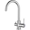 купить Смеситель кухонный Helika-AquaSanita 2963-001 SABIADUO Chrome в Кишинёве 