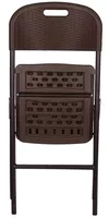 купить Стул Hydro S Складной стул  ротанг, 54x46x83, коричневый в Кишинёве 