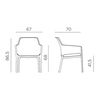 купить Кресло Nardi NET RELAX SALICE 40327.04.000 (Кресло для сада и террасы) в Кишинёве 