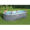 Pool Power Steel Oval 549x274x122cm, 13430L, cadru metalic