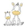 cumpără Înălțător pentru bebeluși Maltex Treapta (2comp) Zebra White/Grey în Chișinău 