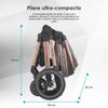 cumpără Сărucior pentru copii Coccolle Melora Moonlit Grey, 3in1 cu landou transformabil în Chișinău 
