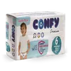 Scutece pentru copii Confy Premium Jumbo Nr.6 EXTRALARGE (15+ kg), 42 buc.