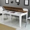 cumpără Masă Trendy Milan 520-Nuc, Alb 145x75x88cm în Chișinău 