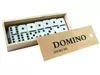 Joc domino in cutie de lemn 15.5X5.5X5cm