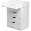 купить Комод-пеленатор PernaMea Happy Baby 600 MDF Alb (114454) в Кишинёве 