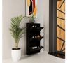 cumpără Raft pentru încălțăminte Trendy Locking 3 Piece Metal-Black, 50x103x15cm în Chișinău 