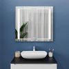 cumpără Oglindă baie Bayro Sirius 900x800 LED 3C touch c подогревом, часами и термометром în Chișinău 