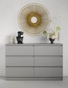 купить Комод MebelStar NEO 6S 120x43x75.5 Grey (MBS-1086) в Кишинёве 