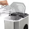 cumpără Generator de gheață Muhler MI-1519BS Icemaker, 1.3L, 9 ice bullets, stainless steel body (1010376) în Chișinău 