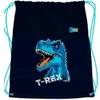 купить Детский рюкзак St.RIGHT 56691 Рюкзак-сумка для обуви Blue T-Rex 43 x 34 см в Кишинёве 