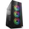 cumpără Case Middletower Deepcool MATREXX 55 V3 ADD-RGB ATX Black no PSU, Side & Front panel Tempered glass, RGB lighting strip in the front, 1xUSB3.0/2xUSB2.0/AudioHD x 1/Mic x 1 (carcasa/корпус) în Chișinău 