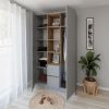 купить Шкаф Smartex (15835) N14 140cm Grafit+St.Inchis в Кишинёве 