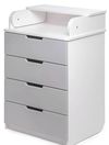 купить Комод-пеленатор PernaMea Happy Baby 600 MDF Light Grey (114452) в Кишинёве 