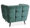 купить Кресло Signal Castello 1 Velvet (Green/Wenge) в Кишинёве 