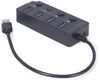 cumpără Adaptor de rețea USB Gembird UHB-U3P1U2P3P-01 în Chișinău 