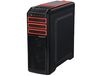 купить Case Middletower Deepcool KENDOMEN RD ATX Black no PSU, Side Tempered glass, 1xUSB3.0/2xUSB2.0/AudioHD x 1/Mic x 1, Pre-installed: Rear: 1x120mm fan; Front: 2x120mm RED LED fan; Top: 2x120mm fan (carcasa/корпус) в Кишинёве 