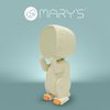 купить Часы-будильник Mary’s MW61058 Robo White Dino в Кишинёве 
