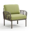 купить Кресло с подушками для сада и терас Nardi KOMODO POLTRONA TORTORA-avocado Sunbrella 40371.10.139 в Кишинёве 