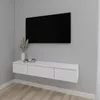 купить Тумба напольная для TV Smartex (16555) Т10 100 TV-Навесная Alb в Кишинёве 