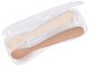 купить Посуда для кормления Beaba B913599 Set 2 lingurite silicon 4+ luni Clay в Кишинёве 