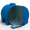 cumpără Duș de vară Uniplast 37264 Rezervor apa 5000 L orizontal, oval (albastru) cu stut în Chișinău 